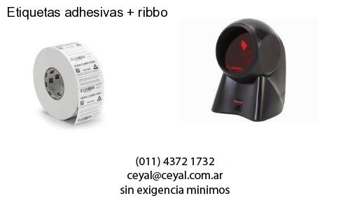 Etiquetas adhesivas   ribbo