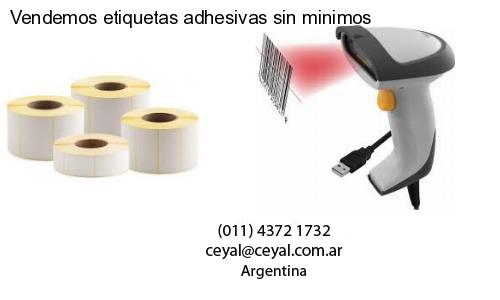 Vendemos etiquetas adhesivas sin minimos