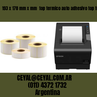 193 x 178 mm x mm  top termico auto adhesivo top termico adesivo