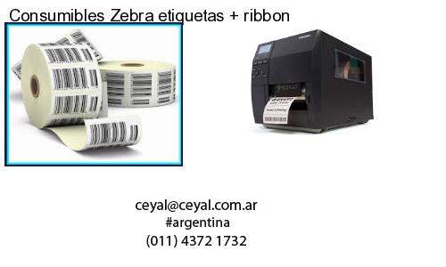 Consumibles Zebra etiquetas   ribbon