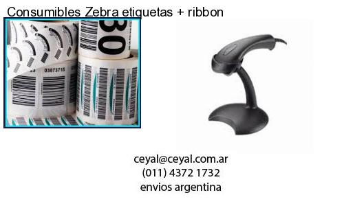 Consumibles Zebra etiquetas   ribbon