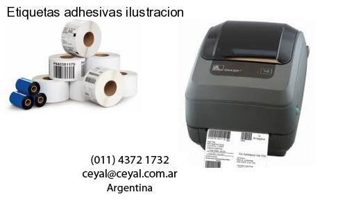 Etiquetas adhesivas ilustracion