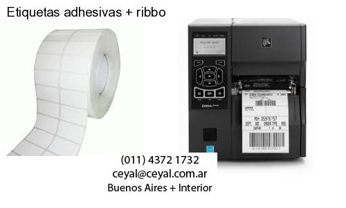 Etiquetas adhesivas   ribbo