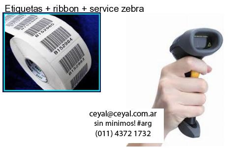 Etiquetas   ribbon   service zebra