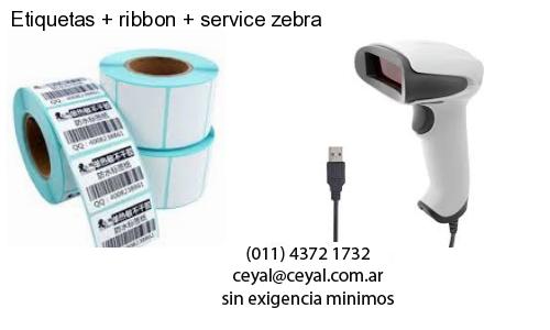 Etiquetas   ribbon   service zebra