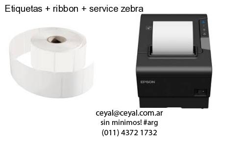 Etiquetas   ribbon   service zebra