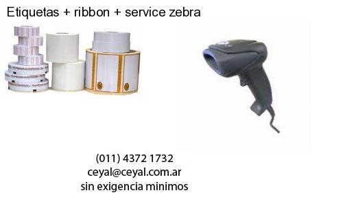 Etiquetas   ribbon   service zebra