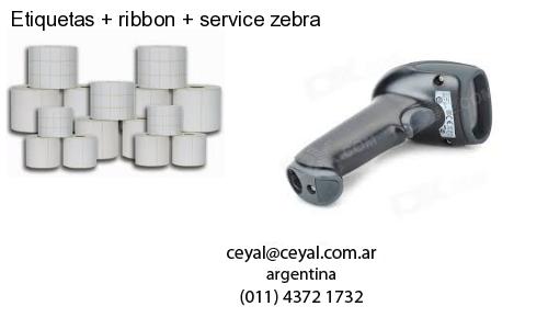 Etiquetas   ribbon   service zebra