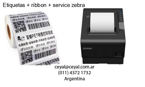 Etiquetas   ribbon   service zebra