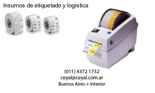 Insumos de etiquetado y logistica