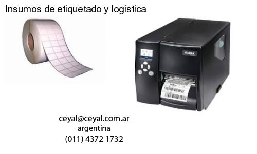 Insumos de etiquetado y logistica