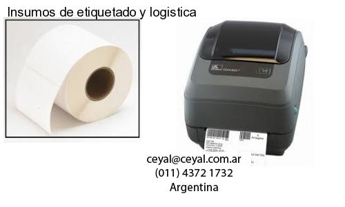 Insumos de etiquetado y logistica