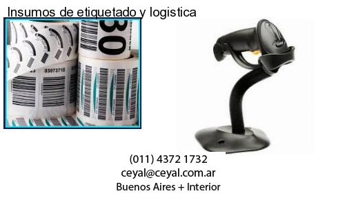 Insumos de etiquetado y logistica