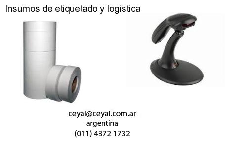 Insumos de etiquetado y logistica