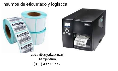 Insumos de etiquetado y logistica