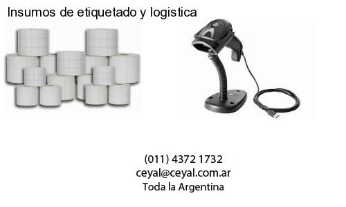 Insumos de etiquetado y logistica