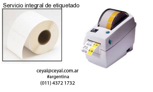 Servicio integral de etiquetado