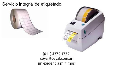 Servicio integral de etiquetado