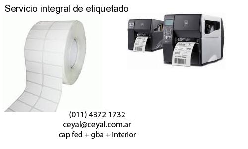 Servicio integral de etiquetado