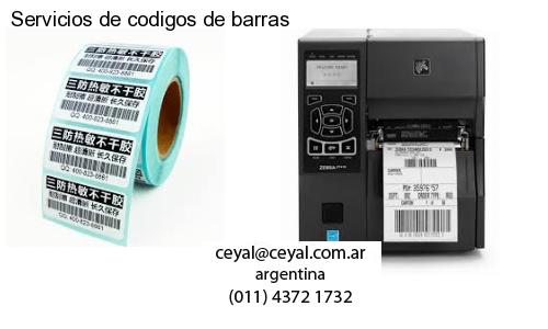 Servicios de codigos de barras