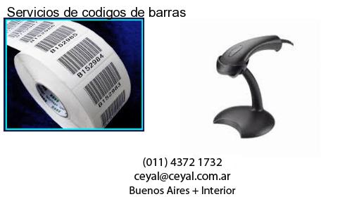 Servicios de codigos de barras