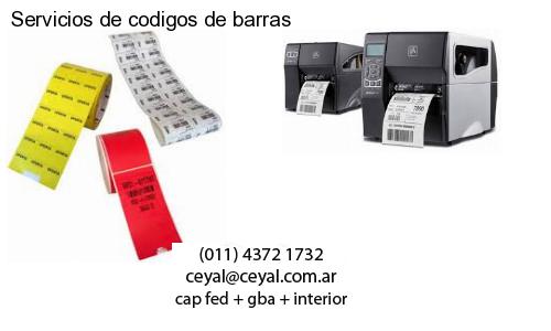 Servicios de codigos de barras