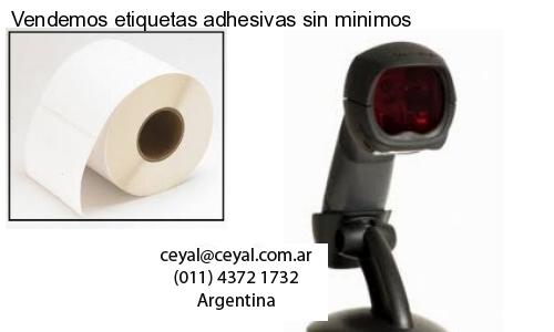 Vendemos etiquetas adhesivas sin minimos