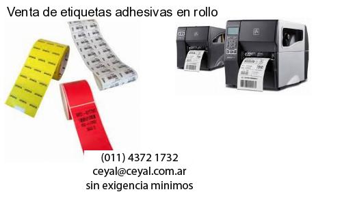 Venta de etiquetas adhesivas en rollo