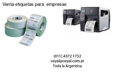 Venta etiquetas para  empresas