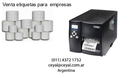 Venta etiquetas para  empresas