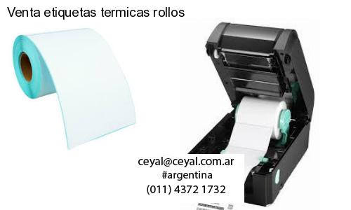 Venta etiquetas termicas rollos