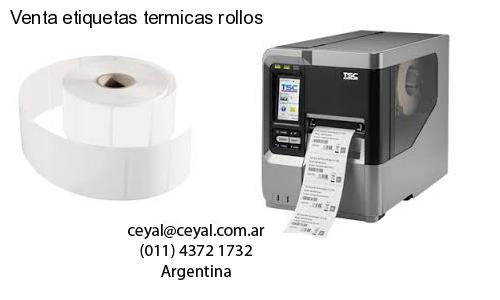 Venta etiquetas termicas rollos