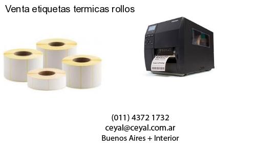 Venta etiquetas termicas rollos