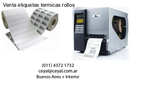 Venta etiquetas termicas rollos