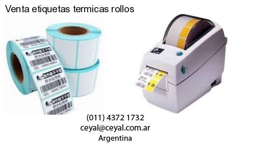 Venta etiquetas termicas rollos