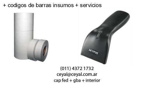   codigos de barras insumos   servicios