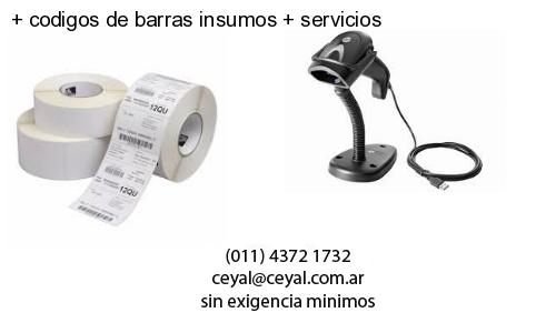   codigos de barras insumos   servicios