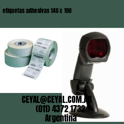 etiquetas adhesivas 140 x 190