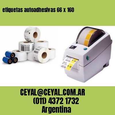 etiquetas autoadhesivas 66 x 160