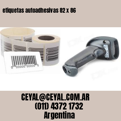 etiquetas autoadhesivas 82 x 86