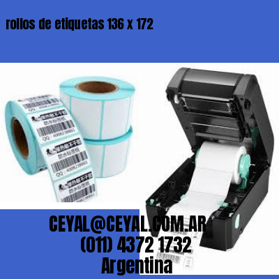 rollos de etiquetas 136 x 172