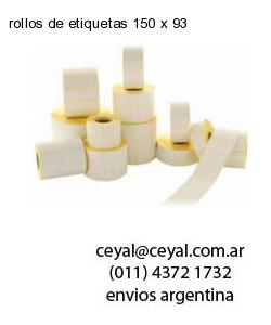 rollos de etiquetas 150 x 93