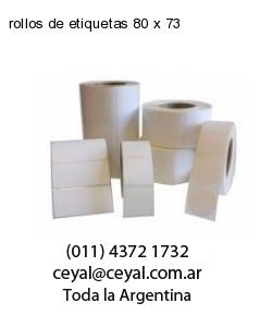 rollos de etiquetas 80 x 73