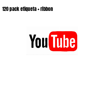 120 pack etiqueta   ribbon