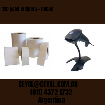 120 pack etiqueta   ribbon