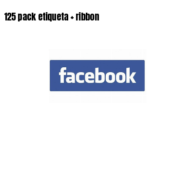 125 pack etiqueta   ribbon