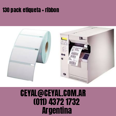 130 pack etiqueta   ribbon