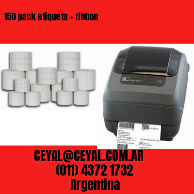 150 pack etiqueta   ribbon