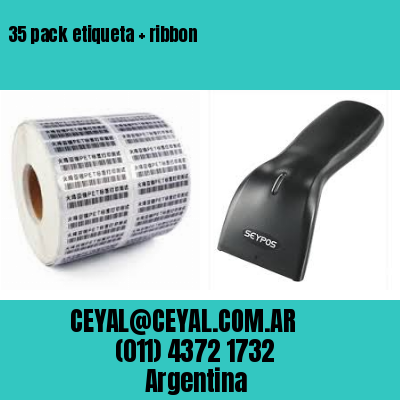 35 pack etiqueta   ribbon