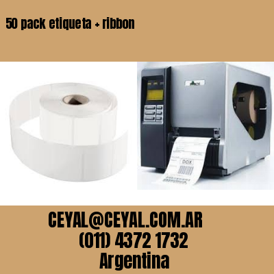 50 pack etiqueta   ribbon